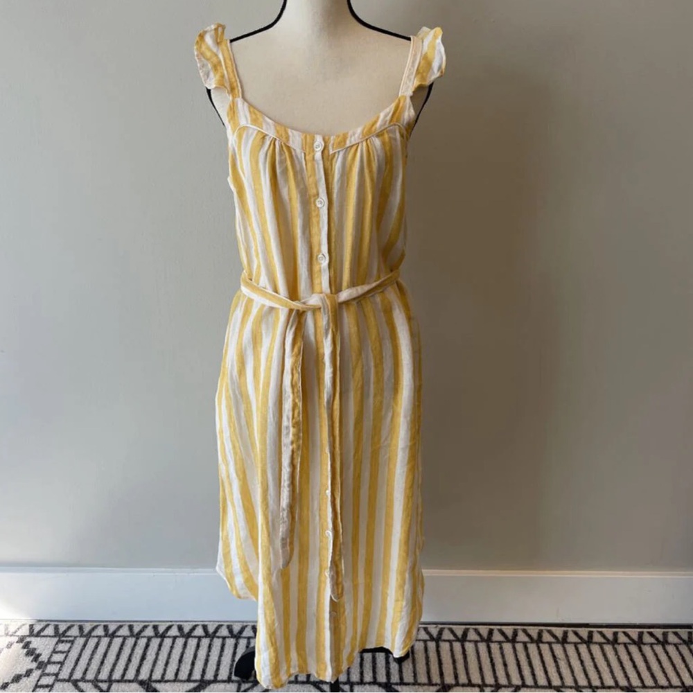 TROVATA Bird of Paradise Linen Dress